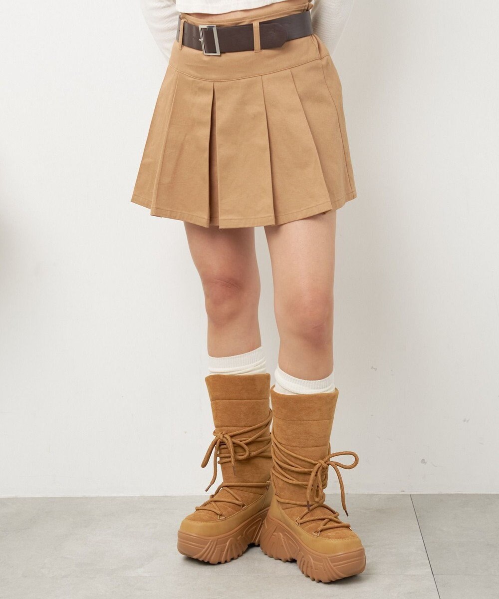 WEGO レースアップパテッドブーツ 