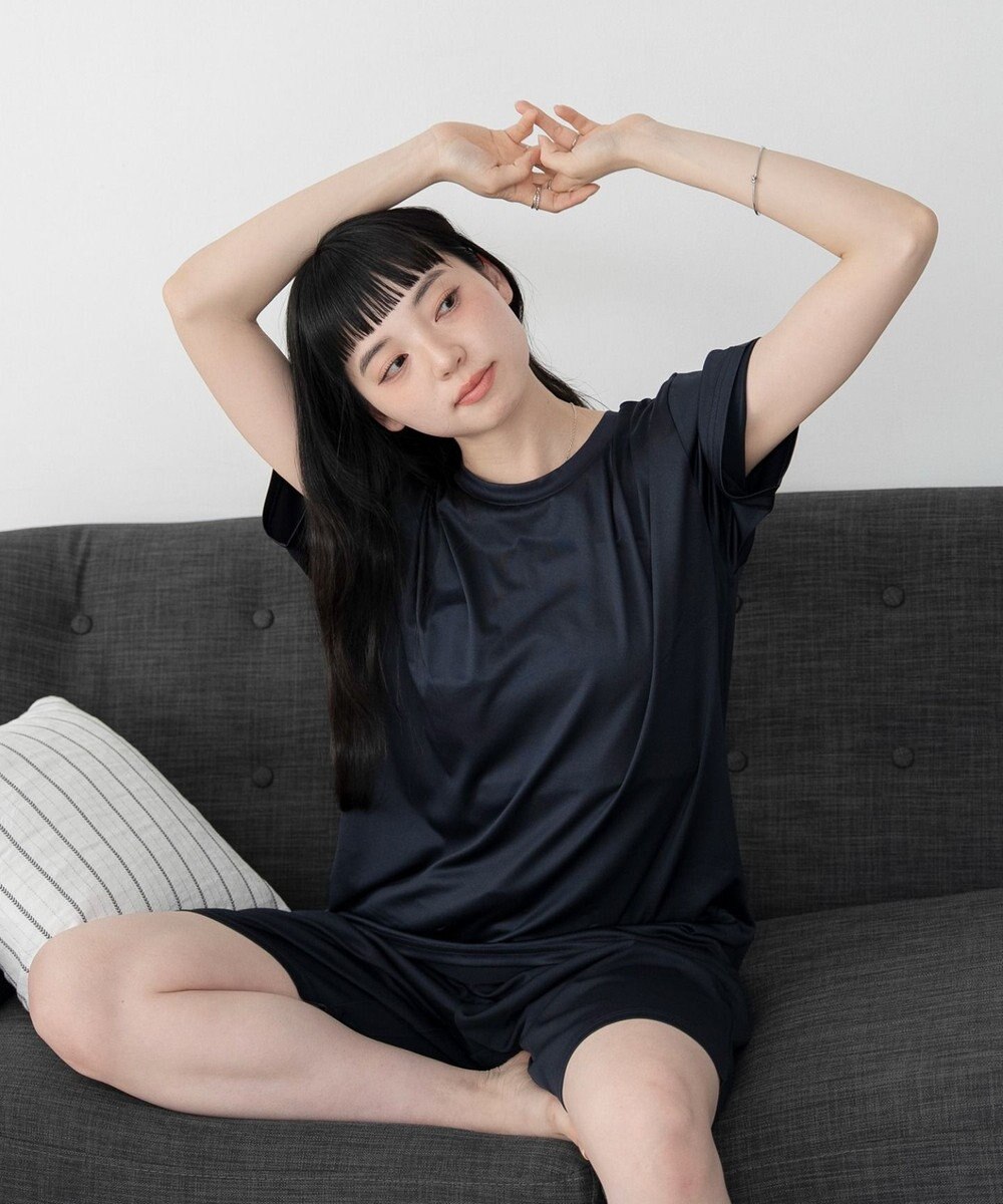 WEGO 【ユニセックス着用ITEM/MLサイズ展開】接触冷感セットアップウェア 