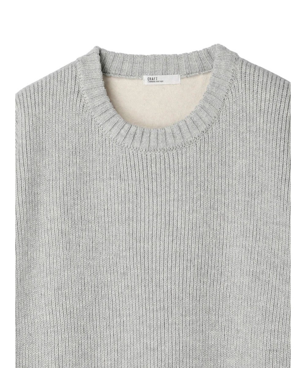 CRAFT STANDARD BOUTIQUE 片畔ニットドッキングチュニック 