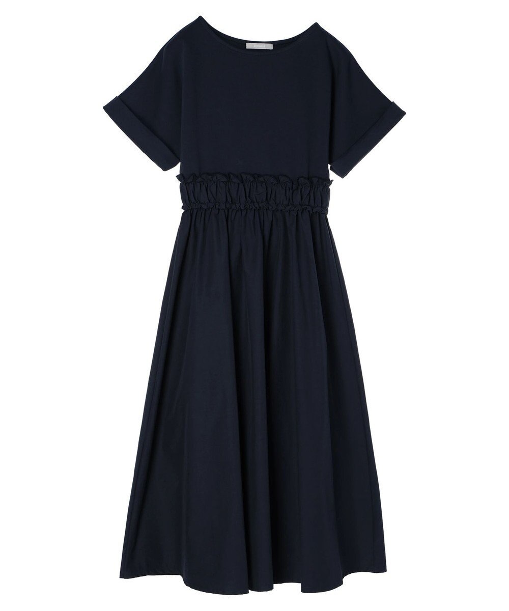 Green Parks armonia.異素材切替ドルマンワンピース 