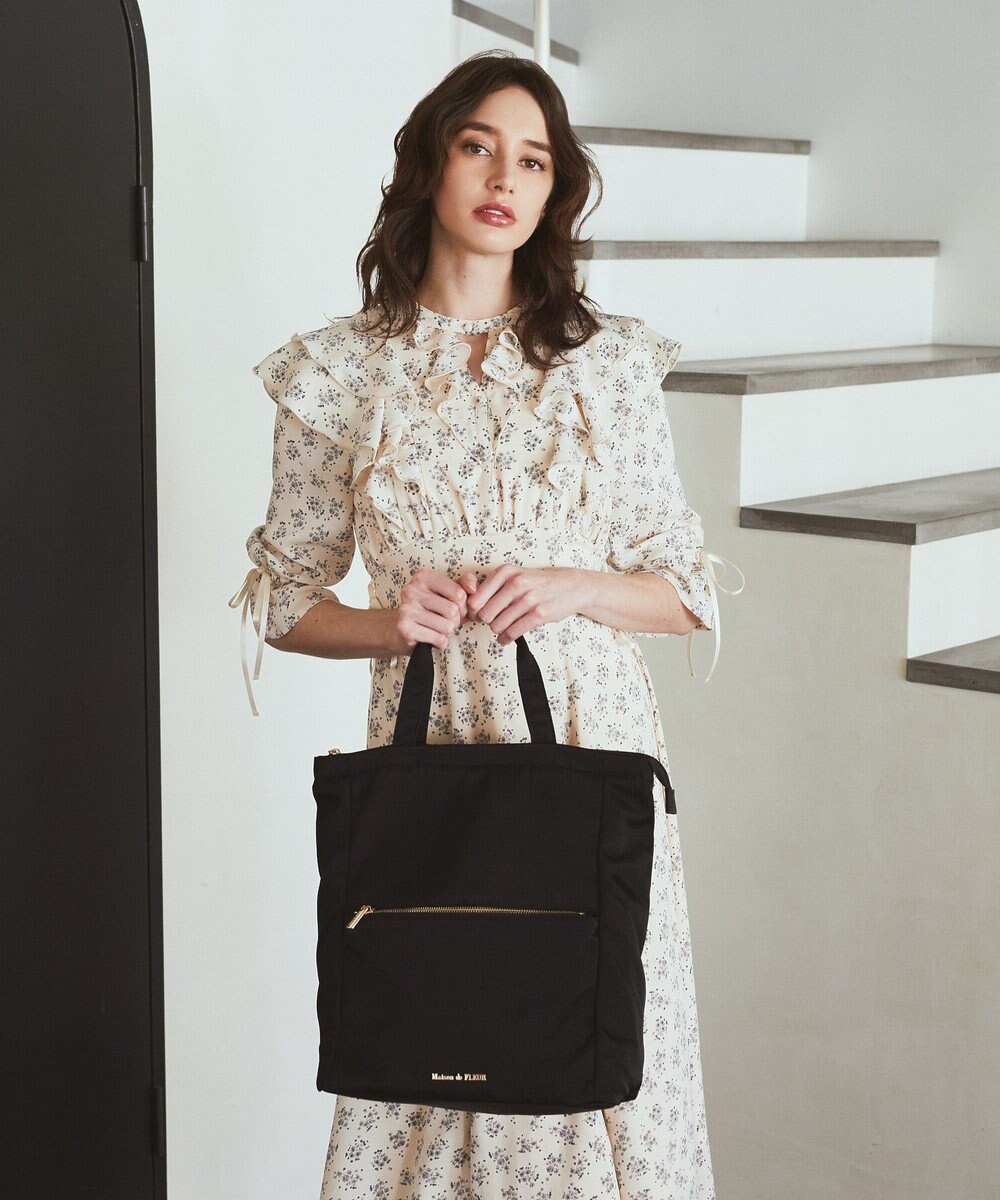 Maison de FLEUR 撥水加工2Wayトートリュック 