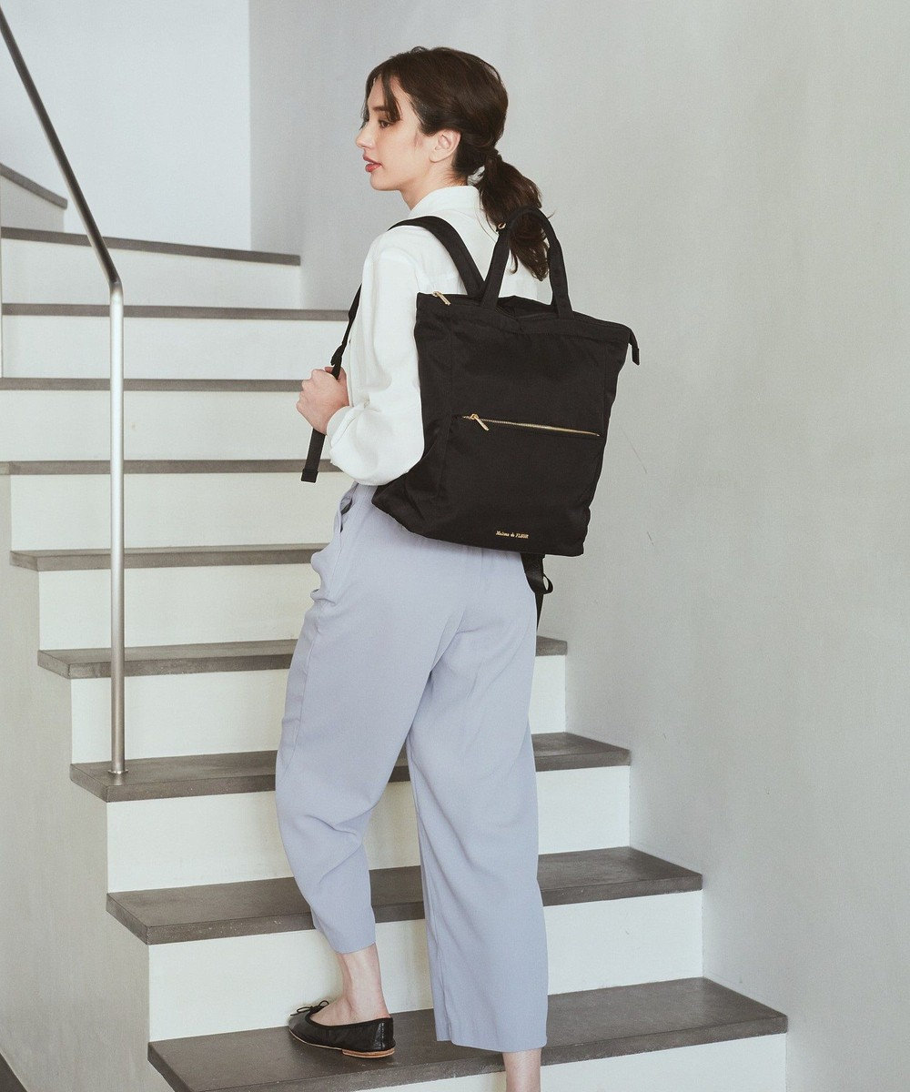 Maison de FLEUR 撥水加工2Wayトートリュック 