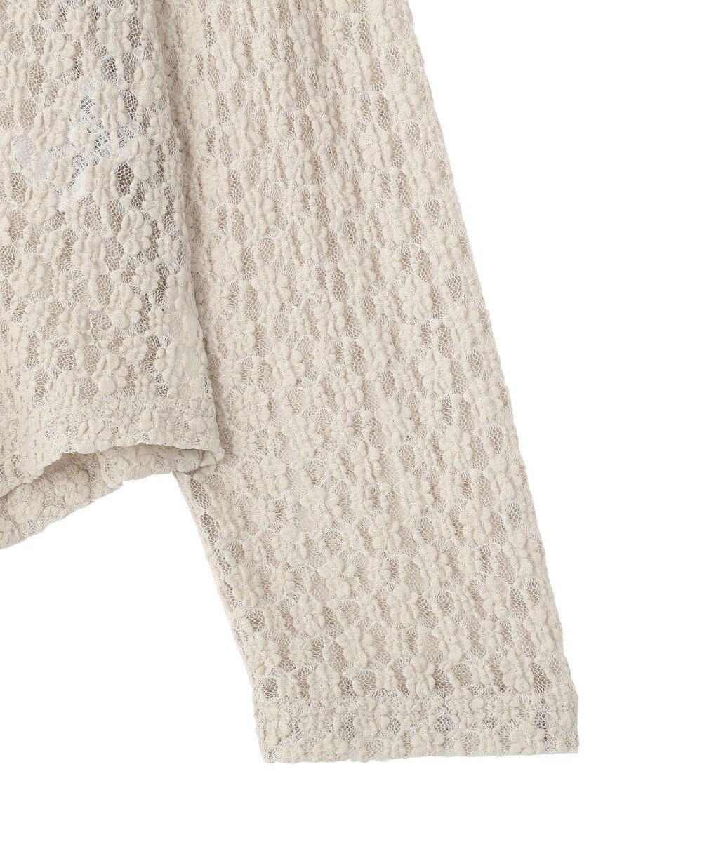 Green Parks 衿付きレースカットプルオーバー 