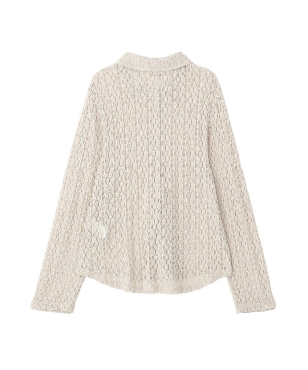 Green Parks 衿付きレースカットプルオーバー 