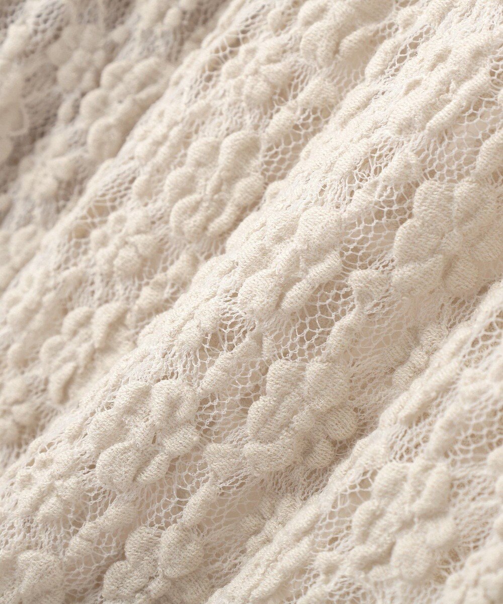 Green Parks 衿付きレースカットプルオーバー 