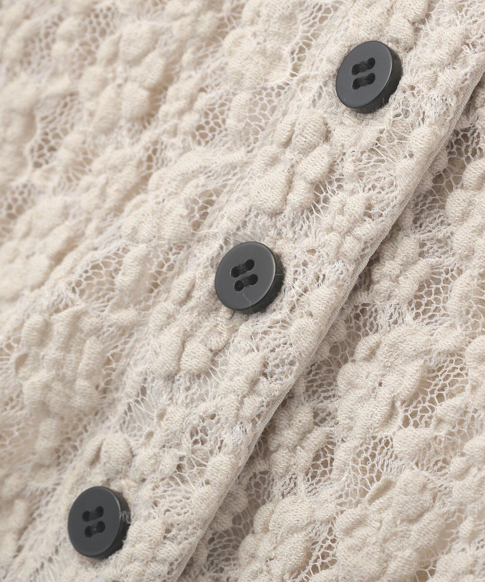 Green Parks 衿付きレースカットプルオーバー 