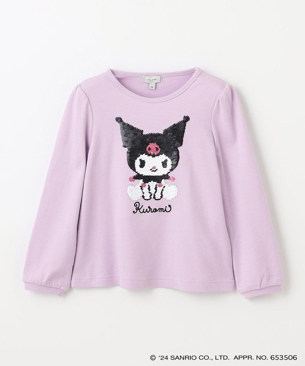 ANY KIDS 【any FAM×サンリオキャラクターズ】ミラクルスパンコール長袖Tシャツ 