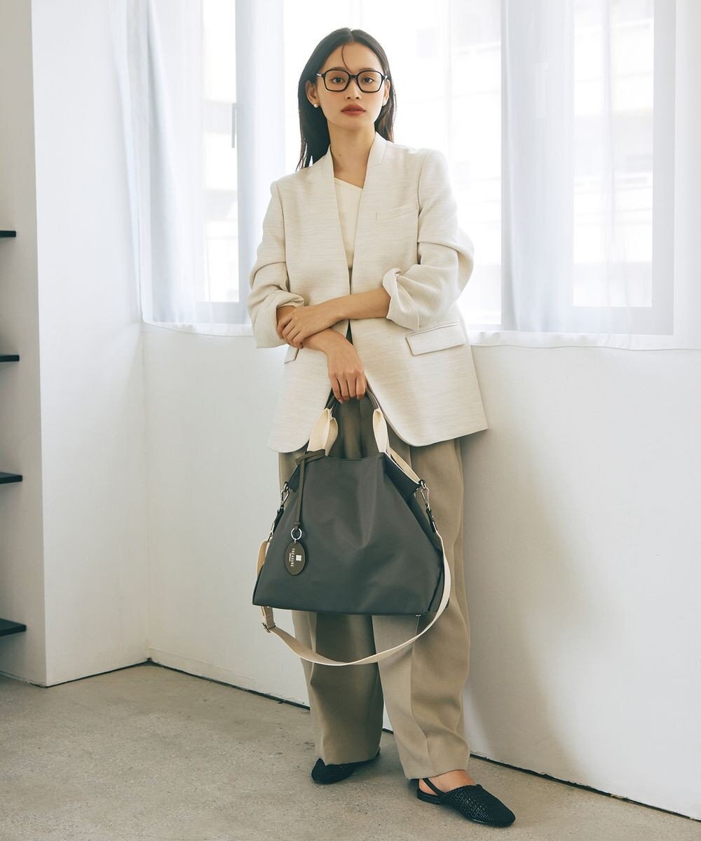 TOPKAPI 【TREASURE TOPKAPI】ストライプハンドル ナイロン 2way トートバッグ A4対応 