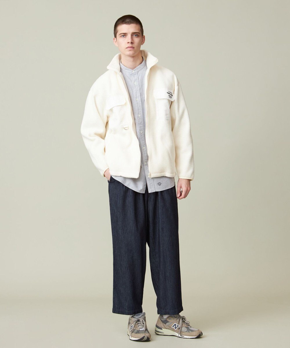 J.PRESS YORK STREET 【UNISEX】フリース フルジップブルゾン 