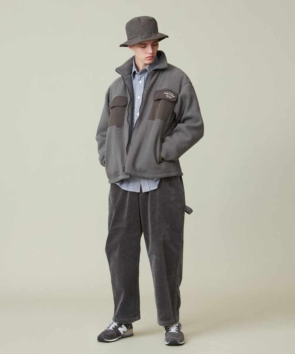 J.PRESS YORK STREET 【UNISEX】フリース フルジップブルゾン 