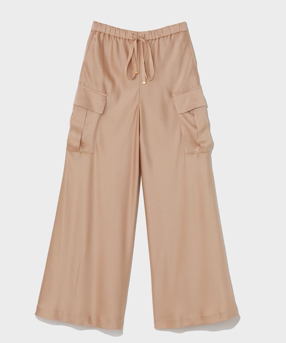 GRACE CONTINENTAL ダブルサテンイージーパンツ 