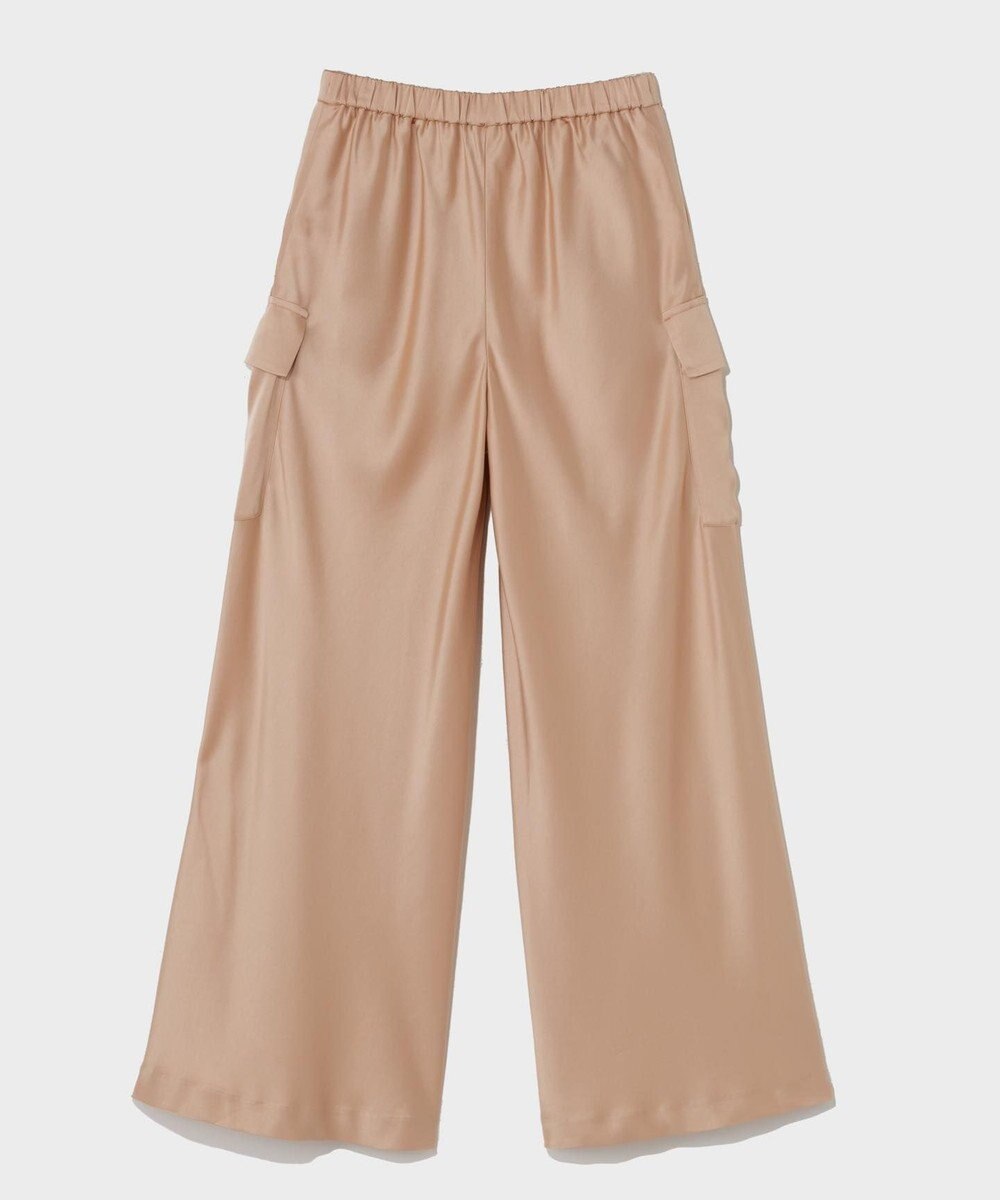 GRACE CONTINENTAL ダブルサテンイージーパンツ 