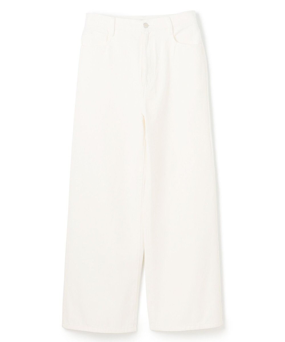 BEIGE， 【洗える】NAVIGLIO / フルレングスデニムバギーパンツ 