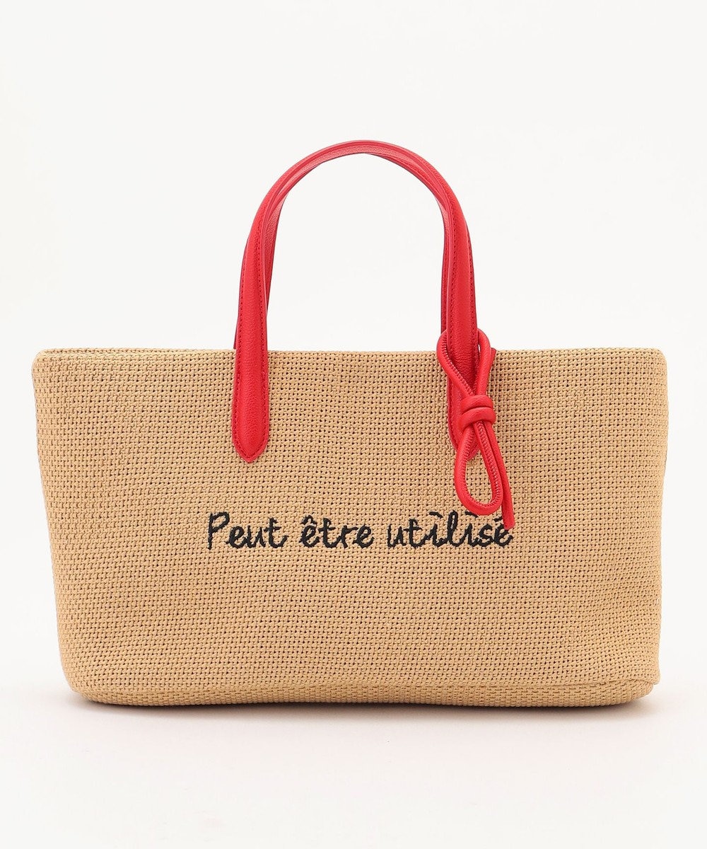 ANY ワイドフェイクラフィアトートバッグ 