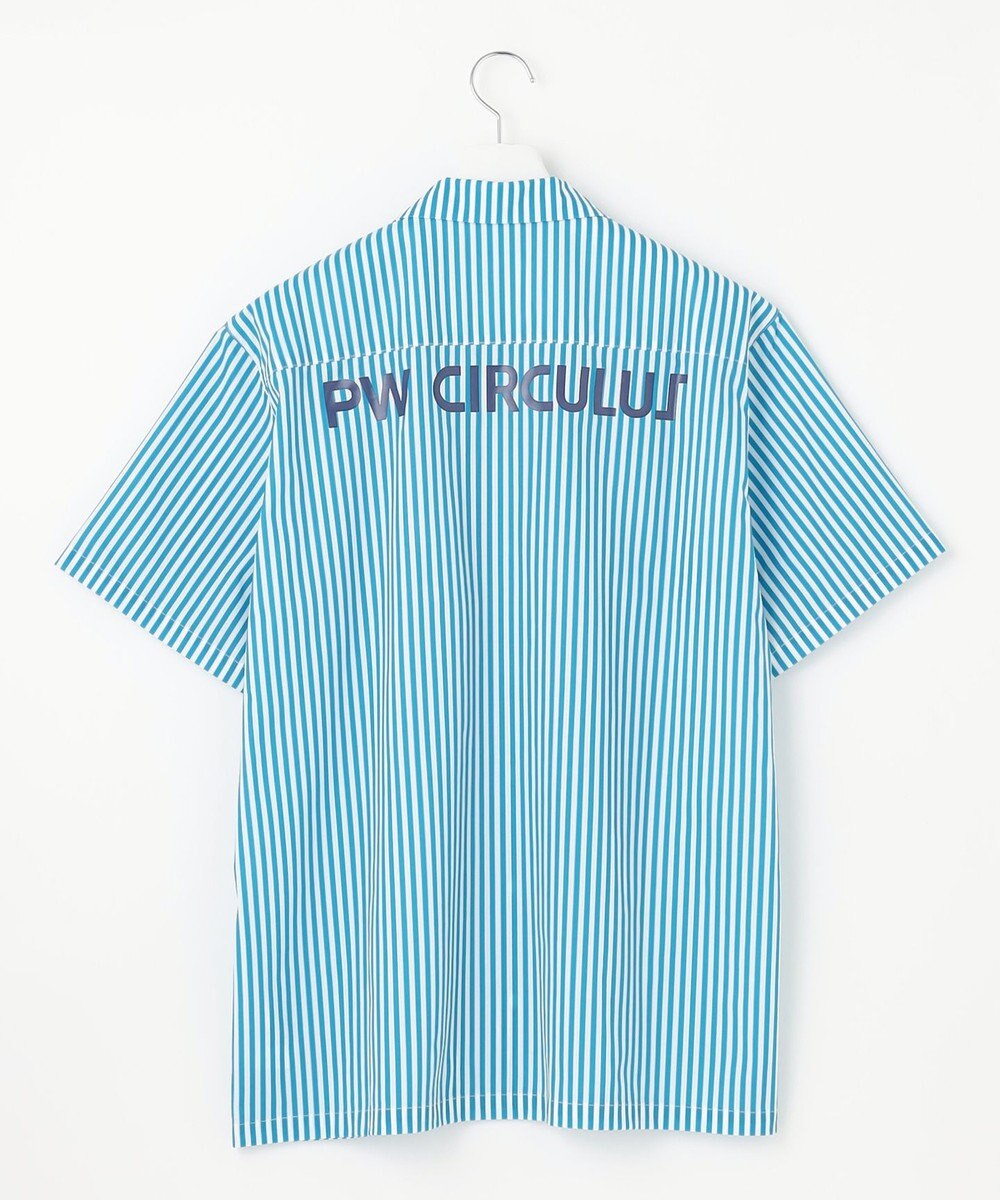 PW CIRCULUS 【高通気 / 軽撥水 / 軽量のDotAir 使用】【MEN】ストライプ柄オープンカラー 