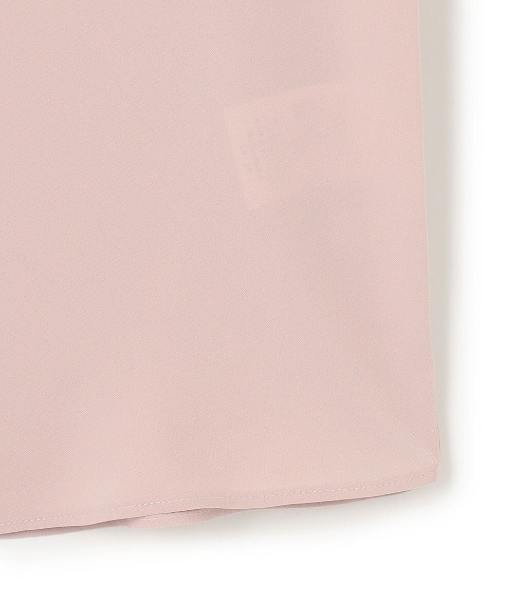 ICB L 【接触冷感・UVケア・速乾・洗える】BackSatinAmunzen 配色ボウタイブラウス 