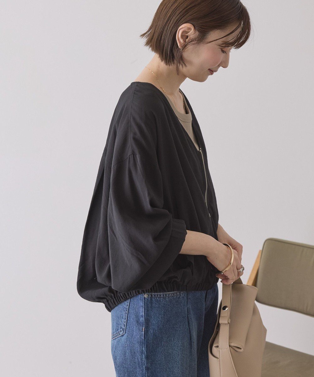 AMERICAN HOLIC Vネックドルマンブルゾン 