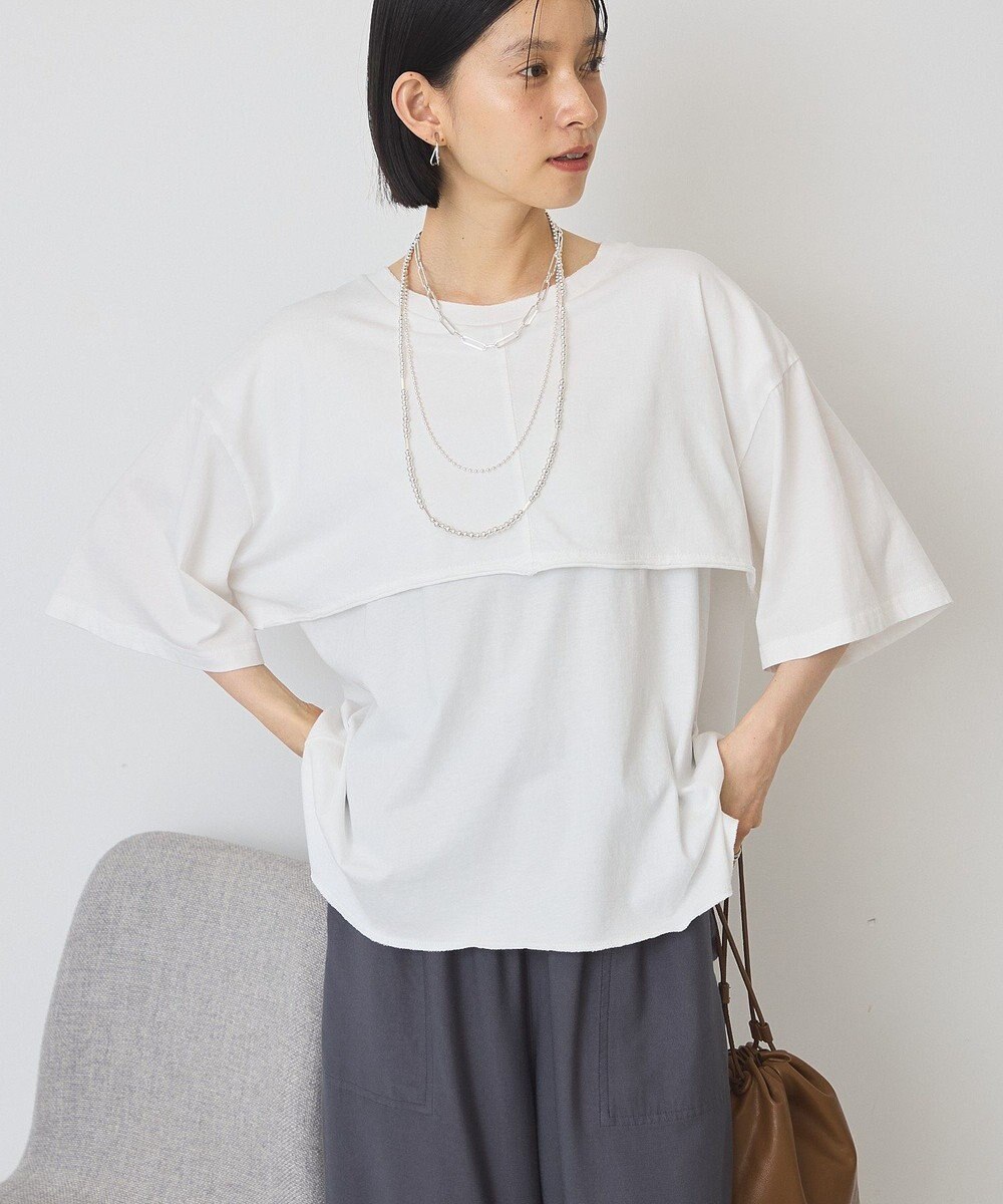 AMERICAN HOLIC レイヤード風加工Ｔシャツ 