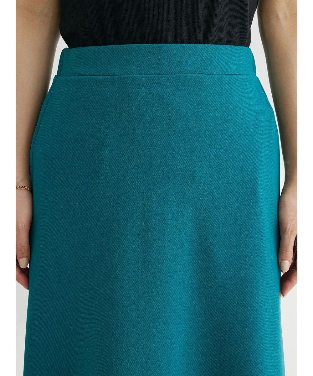 Green Parks カットジョーゼット裾フレアスカート 