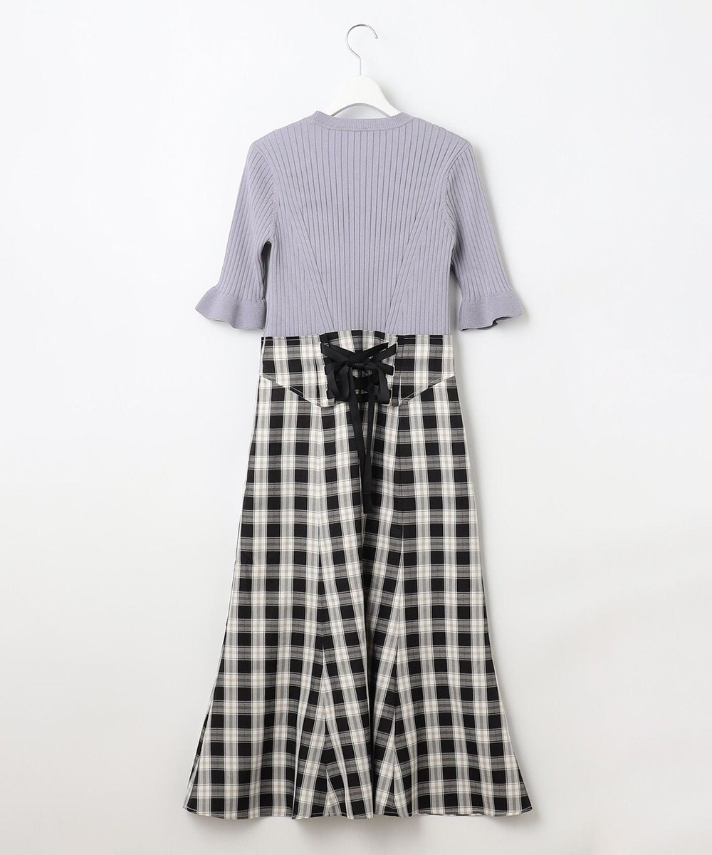 Feroux 【洗える】ニットコンビ ワンピース 