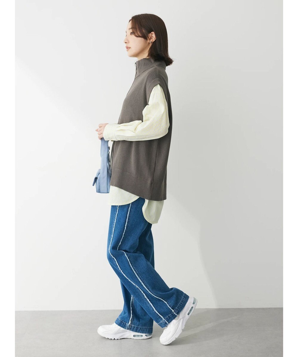 Green Parks イージーケア　ドビーストライプシャツ 