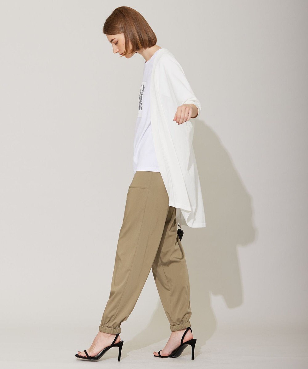 ICB 【洗える】ドライコットンアセテート ドルマンスリーブカーディガン 