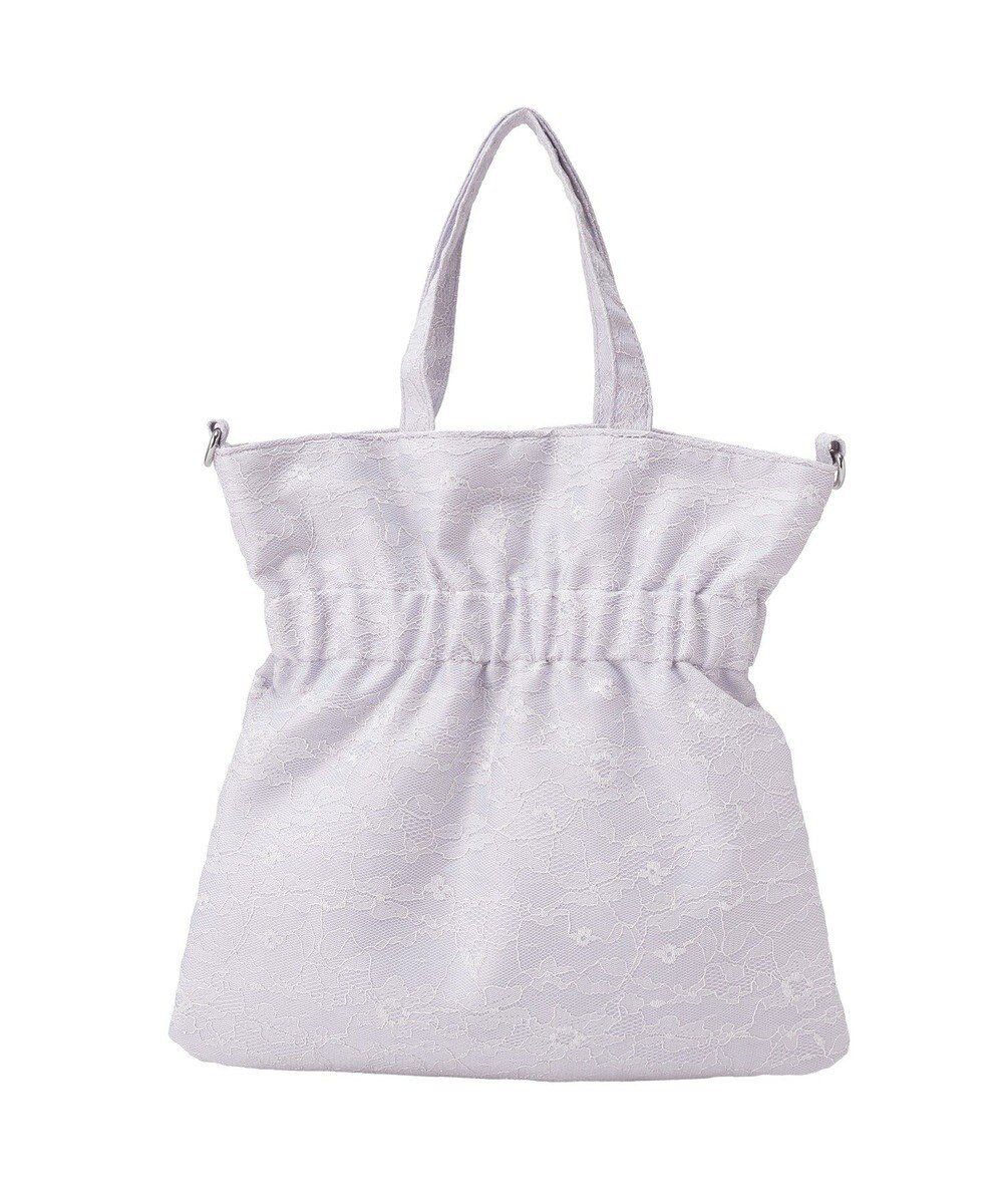 Maison de FLEUR ブルーマニアリボン２Ｗａｙトートバッグ 