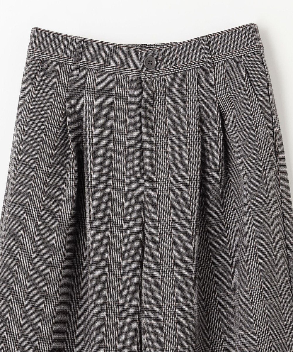 ANY 【洗濯機可/ウエストゴム】ウーリッシュ２タックワイドパンツ 