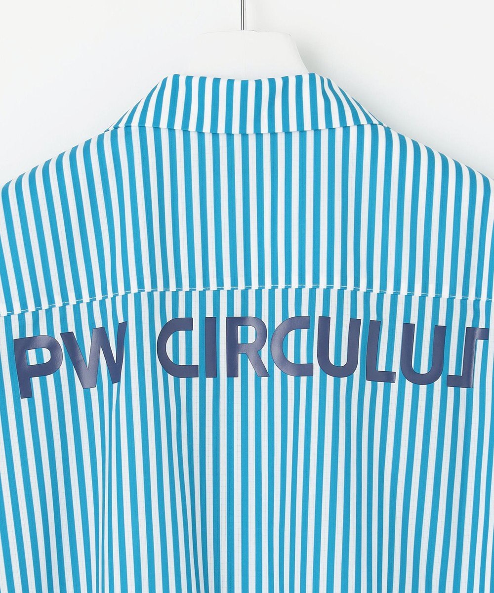PW CIRCULUS 【高通気 / 軽撥水 / 軽量のDotAir 使用】【MEN】ストライプ柄オープンカラー 