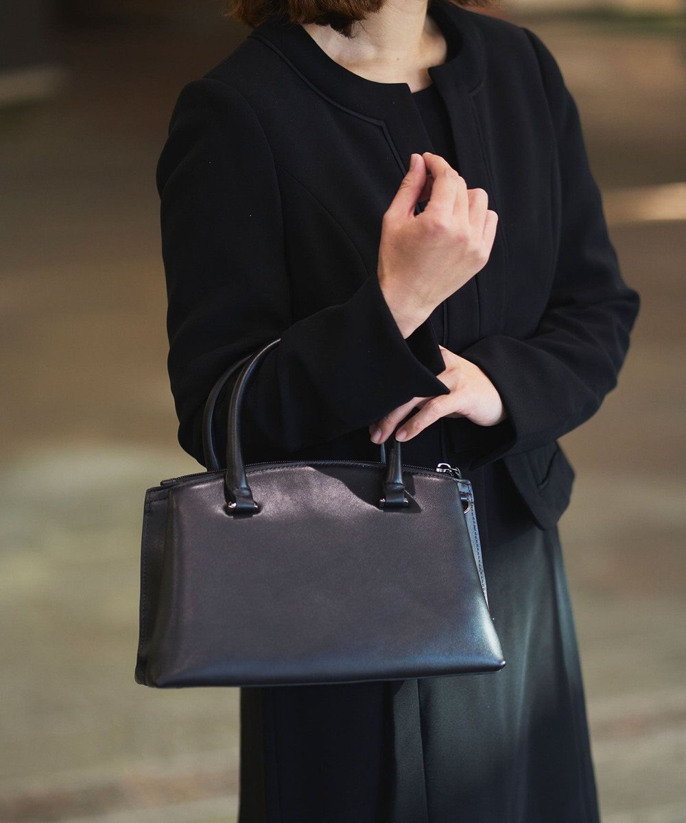 MIYABIYA 本革 牛革 ソフトレザー2WAYフォーマルバッグ 