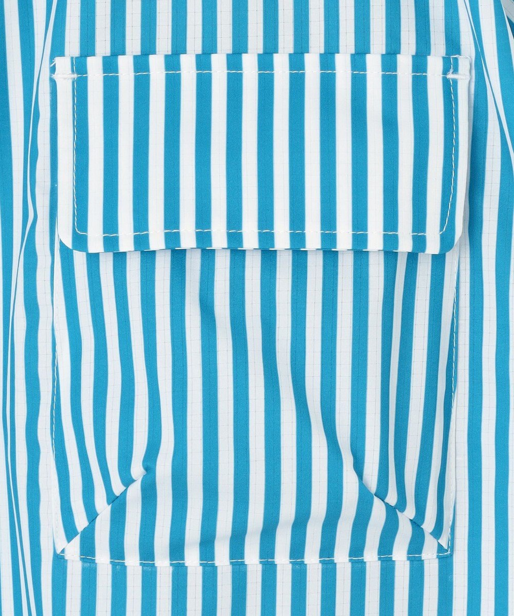 PW CIRCULUS 【高通気 / 軽撥水 / 軽量のDotAir 使用】【MEN】ストライプ柄オープンカラー 