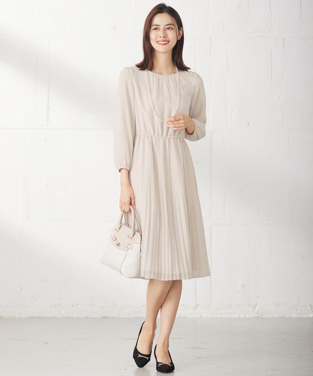 ANY SIS 【洗える】フェミニンプリーツ ワンピース 