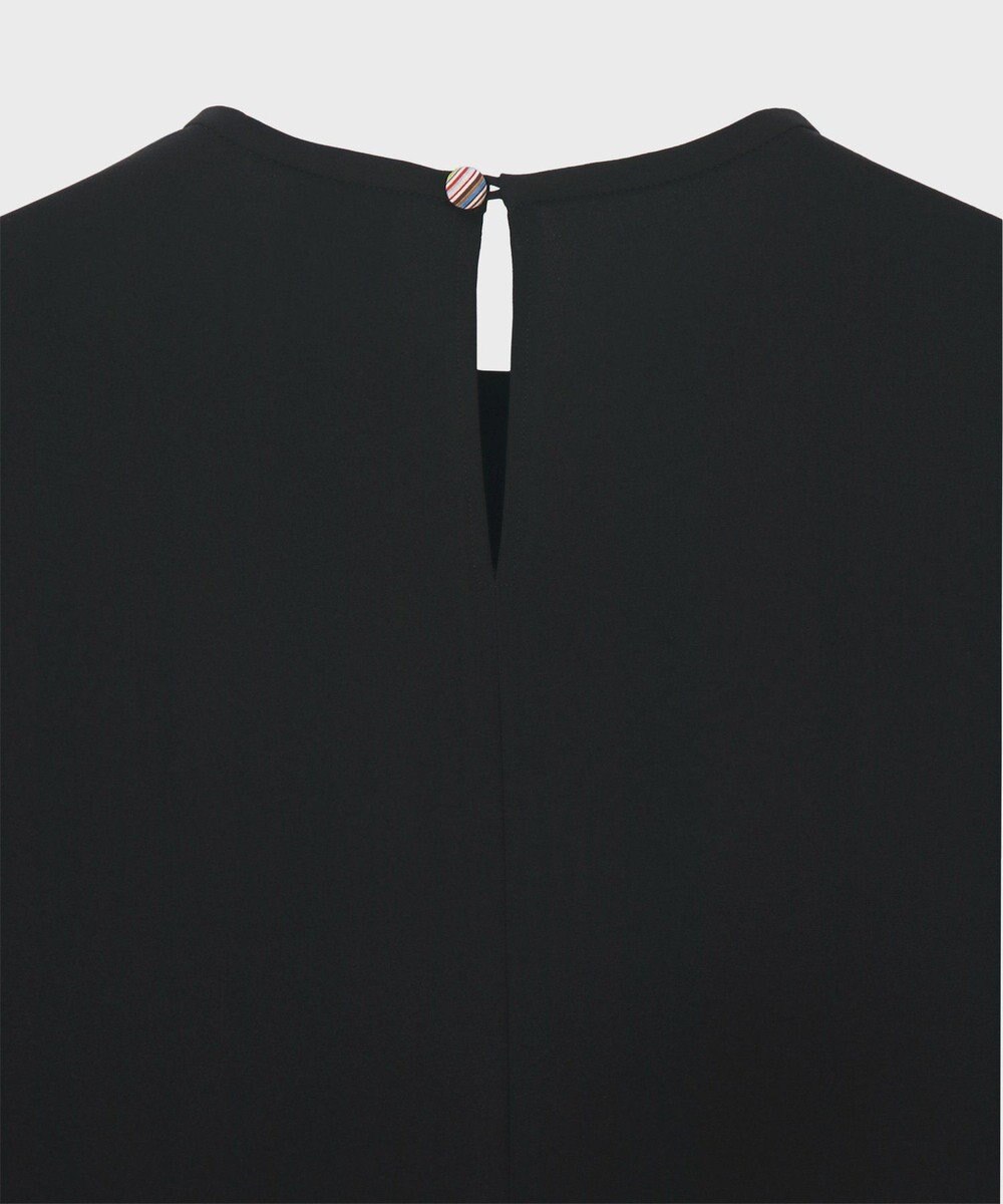 Paul Smith バックサテン ジョーゼット ワンピース 