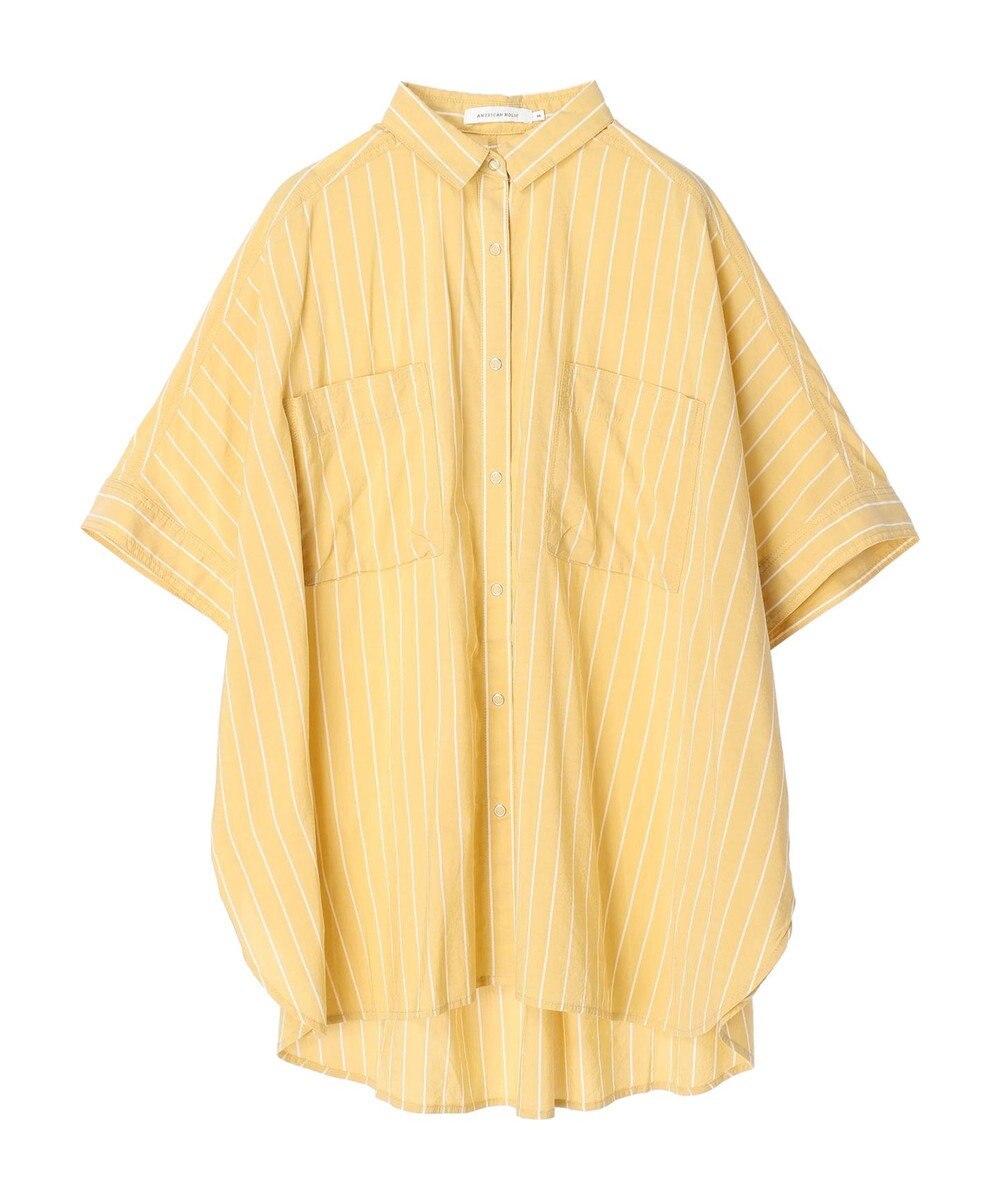 AMERICAN HOLIC ＷポケットバックタックＢＩＧシャツ 