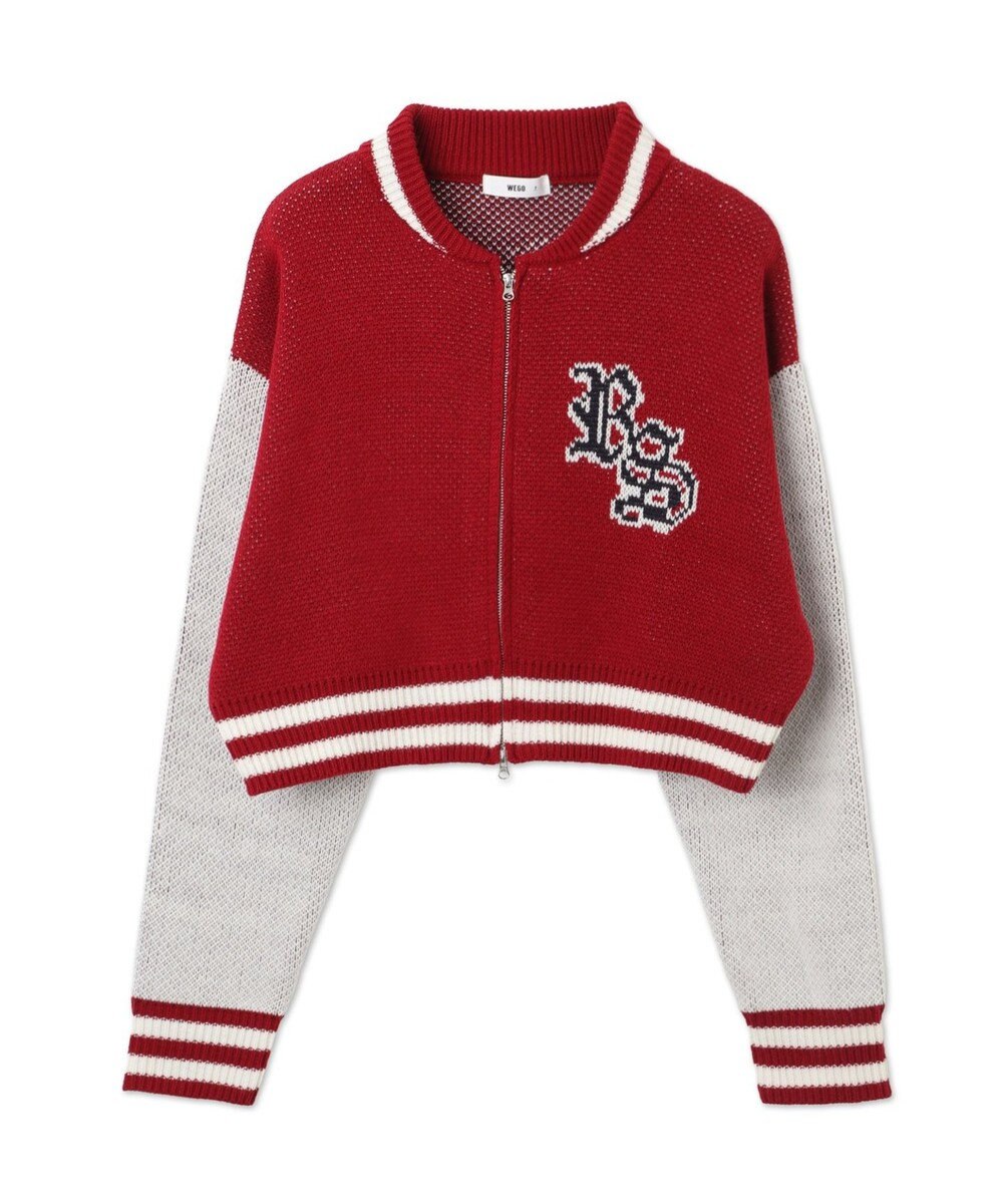 WEGO ニットショートスタジャン 