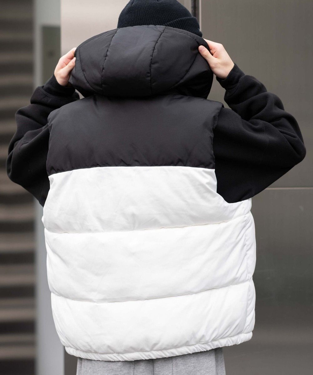 WEGO 【25年秋冬新作/ユニセックス着用ITEM/MLサイズ展開】2WAYパファーベスト 