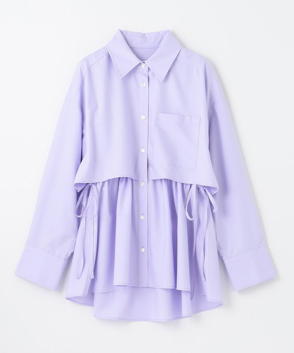 GRACE CONTINENTAL レイヤードドロストシャツ 