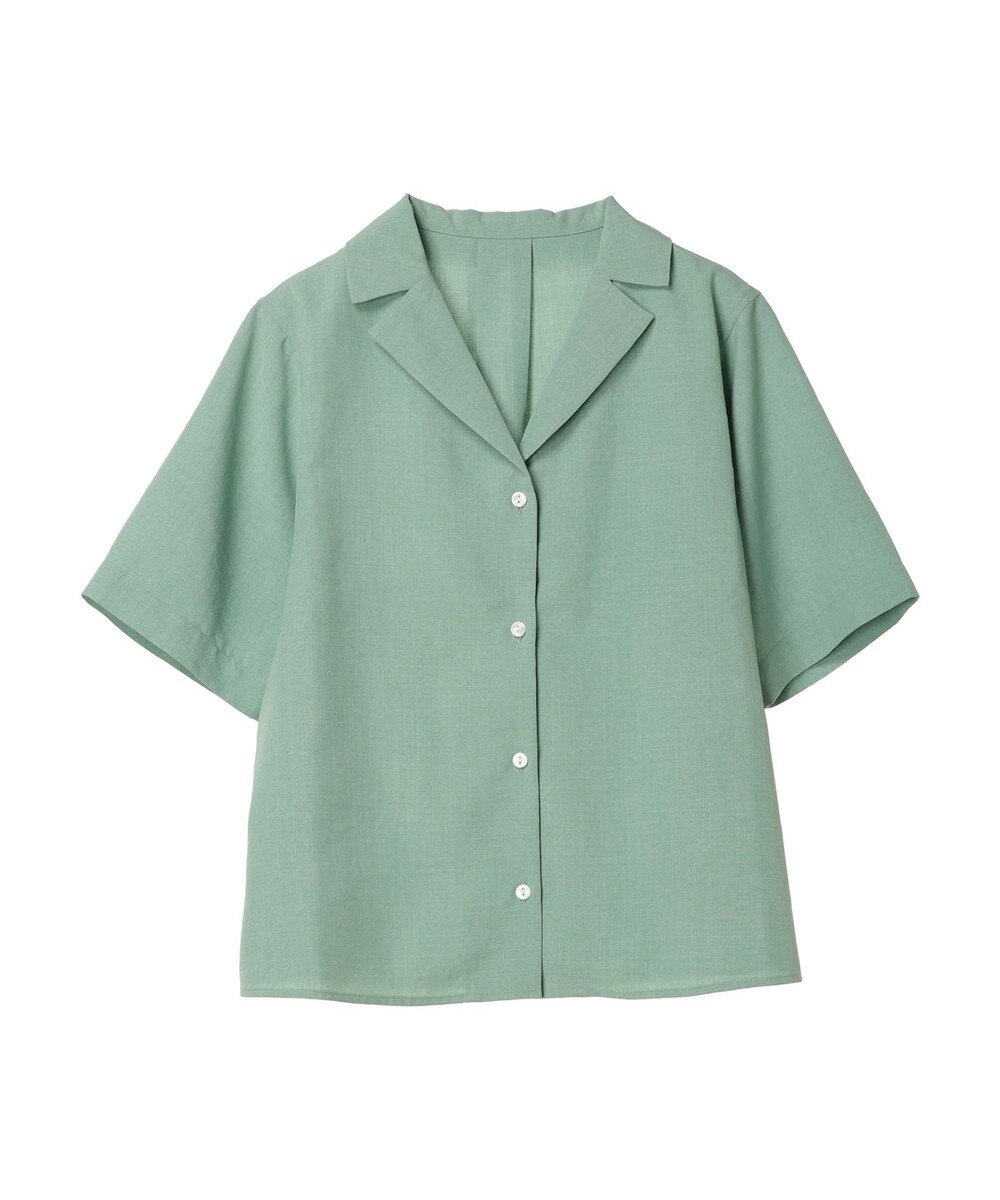 Green Parks 接触冷感　開襟シャツ 
