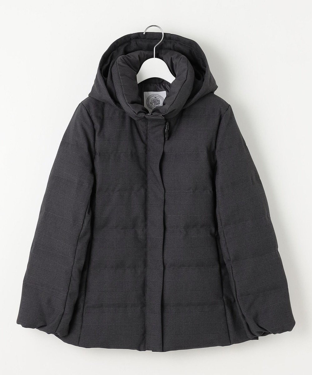 J.PRESS LADIES S 千鳥&グレンチェック ショート ダウン コート 