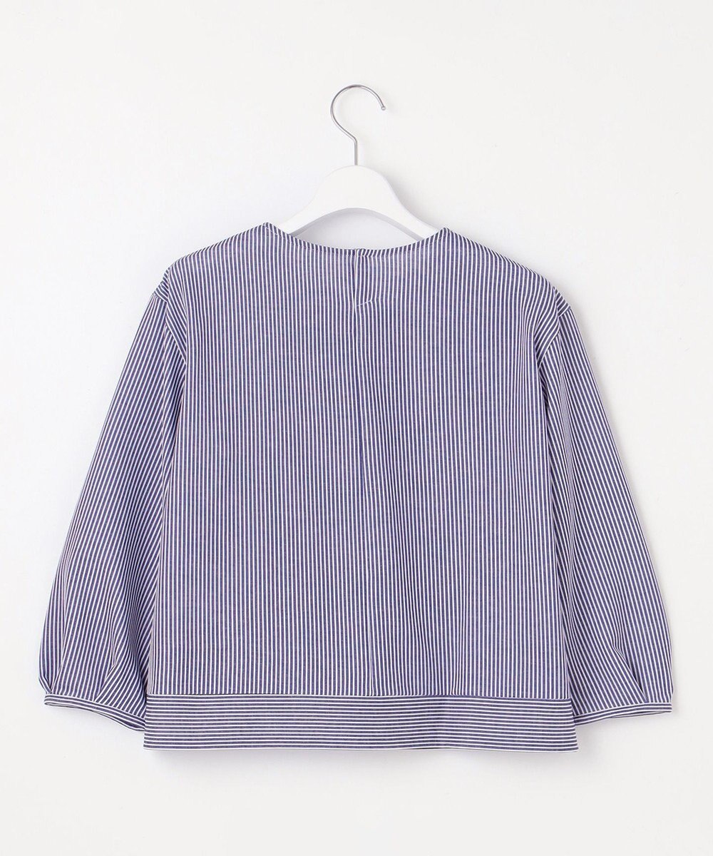 J.PRESS LADIES S 【WEB限定カラーあり】ストライプジャカード フロントタック カットソー 