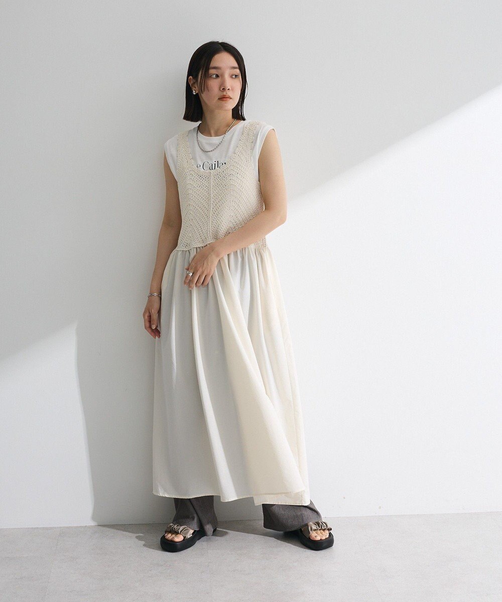 Green Parks ・ＳＵＧＡＲ　ＳＰＯＯＮ　クロシェキリカエワンピース 