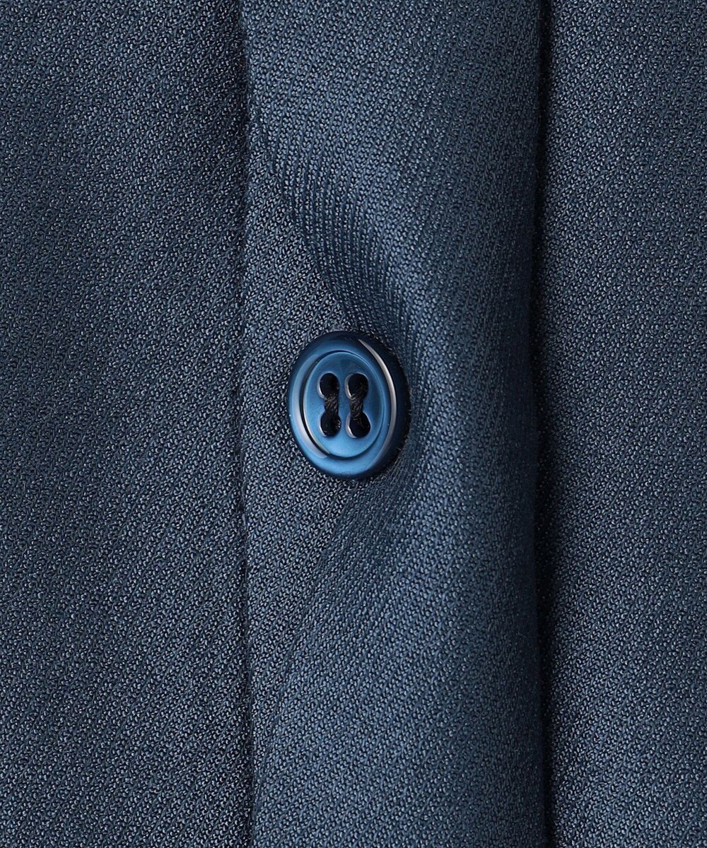 ICB 【洗える】ウールワッシャーツイル シャツドッキング ワンピース 