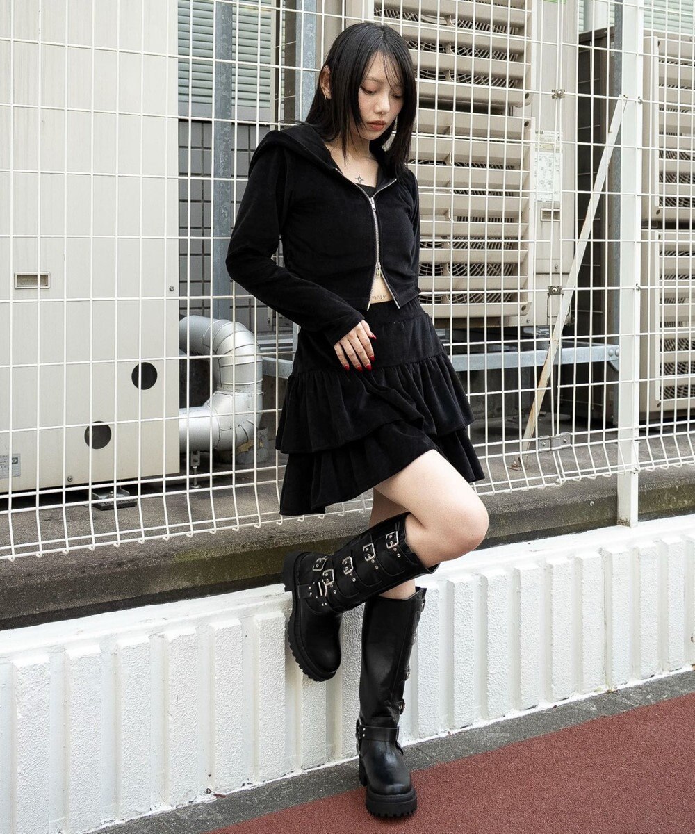 WEGO ベロアフリルスカパン 