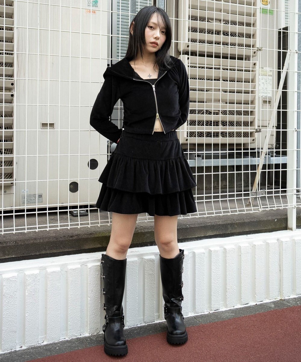 WEGO ベロアフリルスカパン 