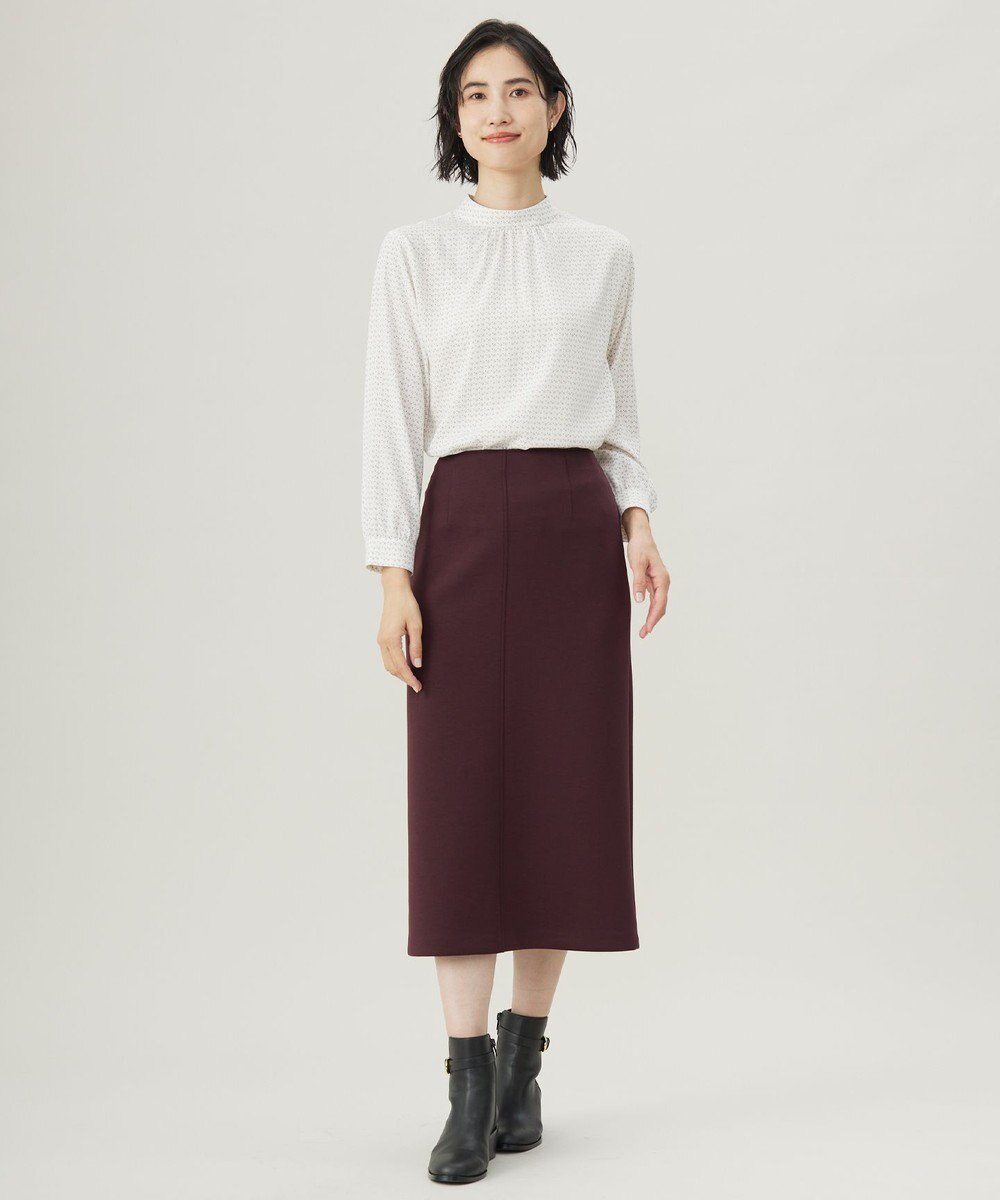 J.PRESS LADIES L 【WEB限定カラーあり・洗える】ダンボール ナロー スカート 