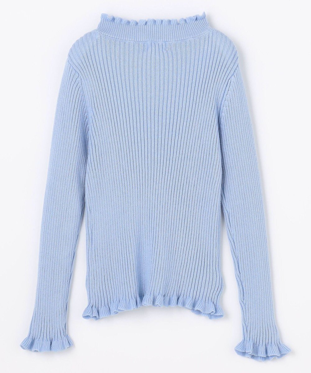 組曲 KIDS 【110-140㎝】フラワードット リブニット 