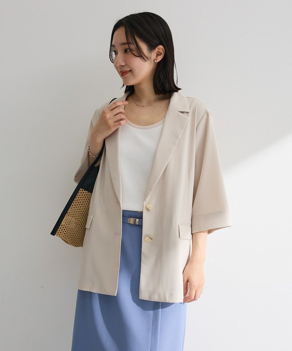 Green Parks シングル半袖ジャケット 