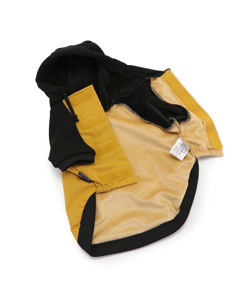 PET PARADISE J.PRESS ウィンドパーカー フード付き《イエロー》 小型犬 