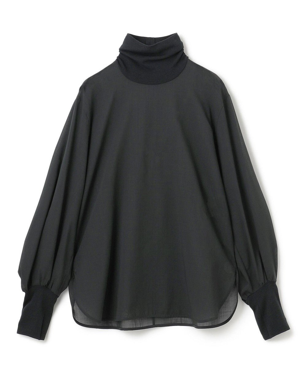 BEIGE， 【洗える】MOYE / ハイネックブラウス 