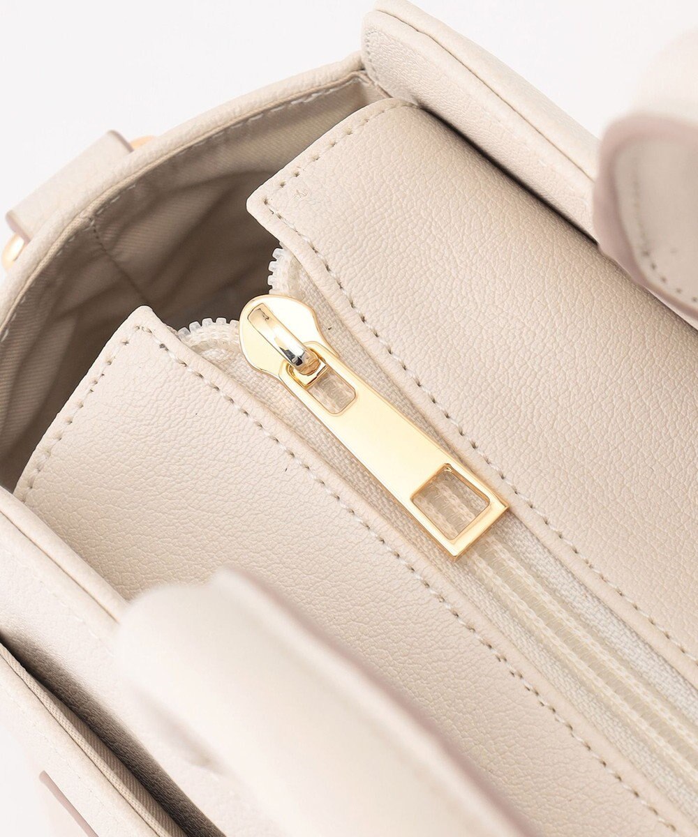 ANY SIS 【2WAY】ベルトバックルラウンドミディトート バッグ 